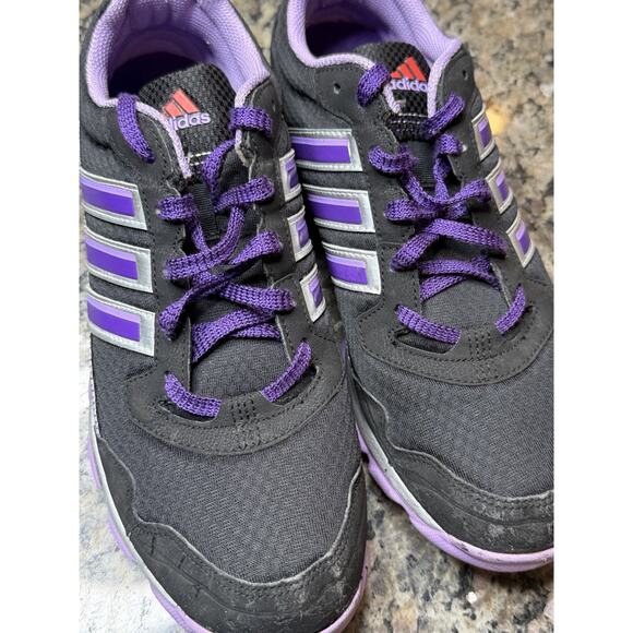 Adidas Women’s Size 10 Black Purple Athletic Running Sneakers Ortholite - Picture 11 of 11